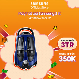 [Voucher ELSSDA10 giảm 10% Đơn từ 1TR] Máy hút bụi Samsung VCC8836V36/XSV 2L