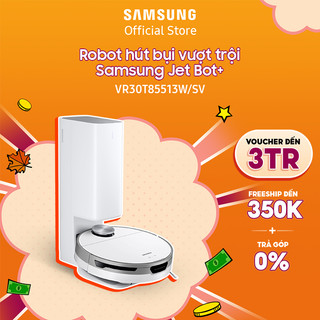 [Voucher ELSSDA10 giảm 10% Đơn từ 1TR] Robot hút bụi tự làm sạch Samsung Jet Bot+ lực hút cực mạnh 4200Pa (VR30T85513W)