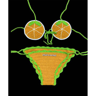 Bikini quả cam Bikini len móc quả cam