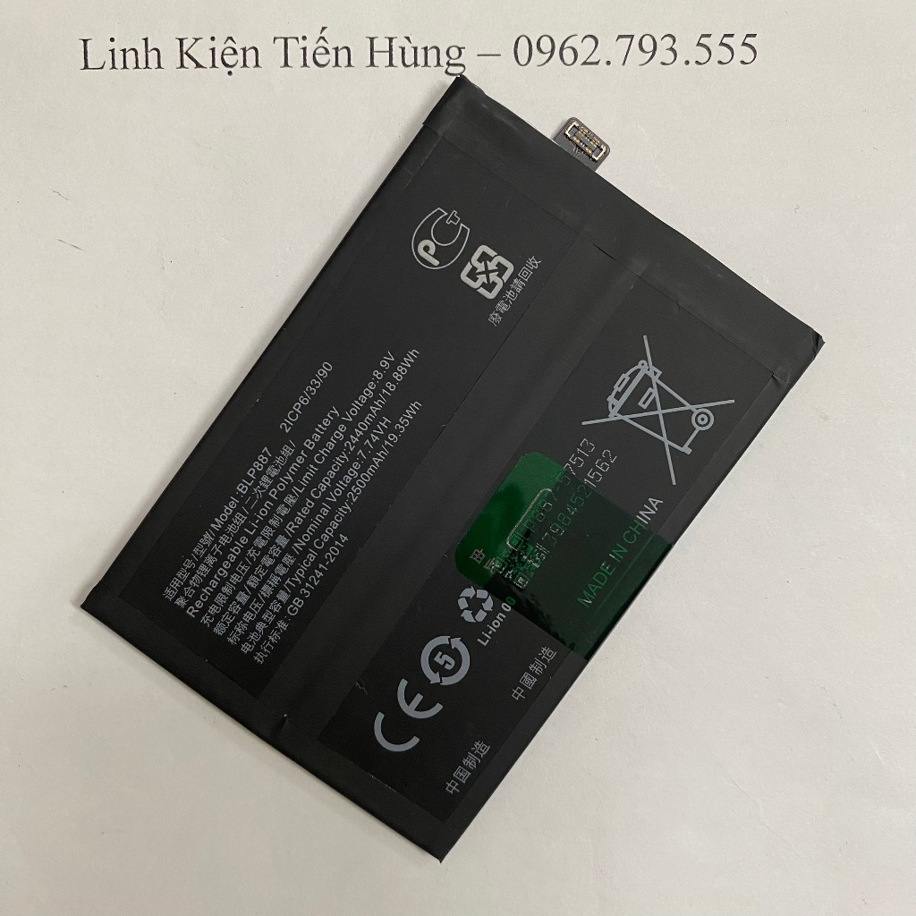 Pin zin Oppo Realme GT Neo 2 / GT2 Pro  loại AA kèm siu bao test đổi mới