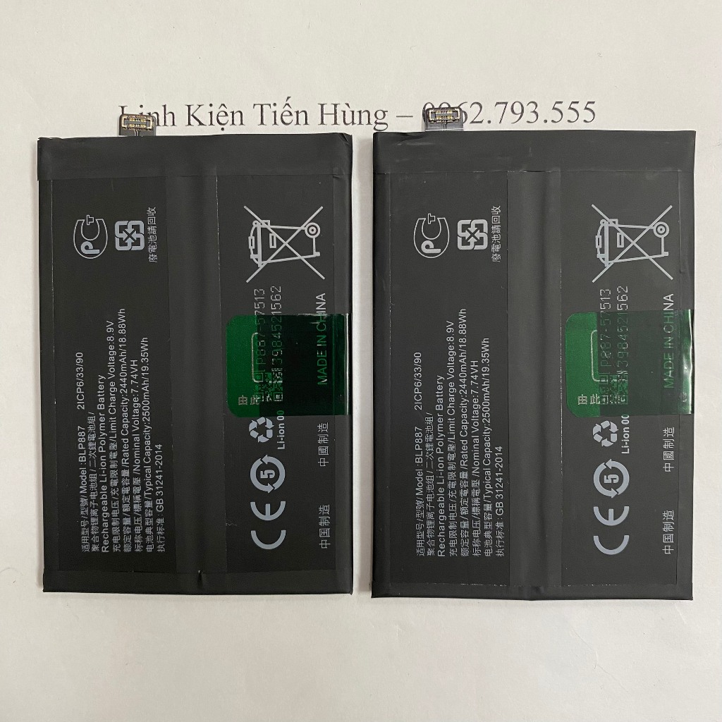 Pin zin Oppo Realme GT Neo 2 / GT2 Pro  loại AA kèm siu bao test đổi mới