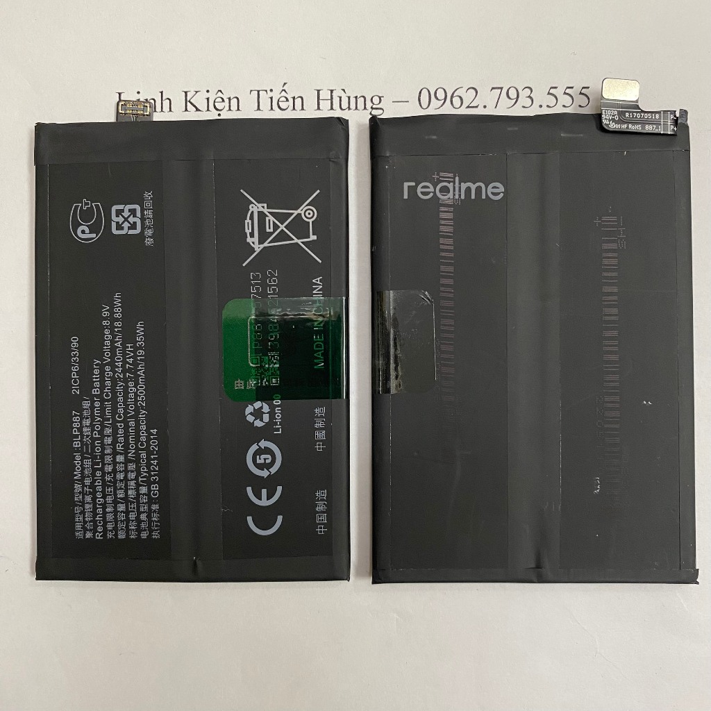 Pin zin Oppo Realme GT Neo 2 / GT2 Pro  loại AA kèm siu bao test đổi mới