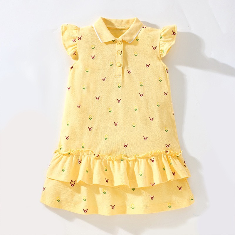 Váy Polo Nhiều Mẫu cho Bé Gái 2-7 Tuổi Mẫu Mới 2023 P3 - Jumping Beans Official Store