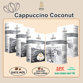 Combo 5 hộp Cà phê hòa tan Trung Nguyên Cappuchino Dừa Coconut