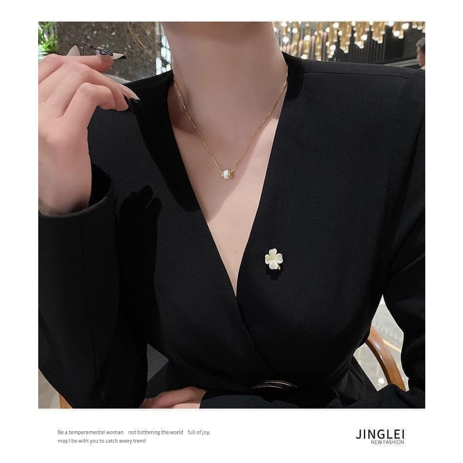 Sét 10 cài áo vừa làm điểm nhấn cho áo váy trông sang xinh mẫu mới 2023 HCOM520