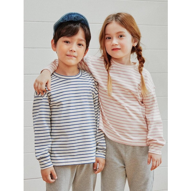 Áo kẻ sọc bé trai bé gái to to hero chất siu đẹp sz 110-130