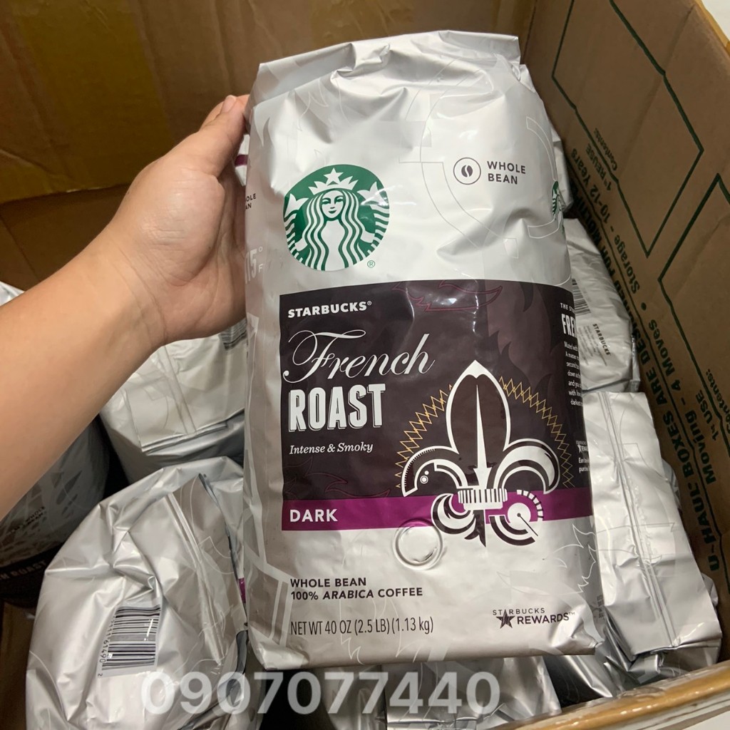 Cà phê hạt nguyên chất date 2024 Starbucks Mỹ Khối Lượng 1,13kg - EDS Mart