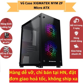Vỏ case xigmatek nym 2f size m-atx, hàng qua sử dụng