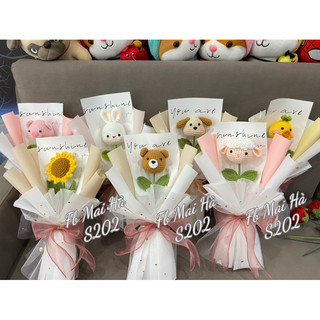 Hoa len đầu thú handmade