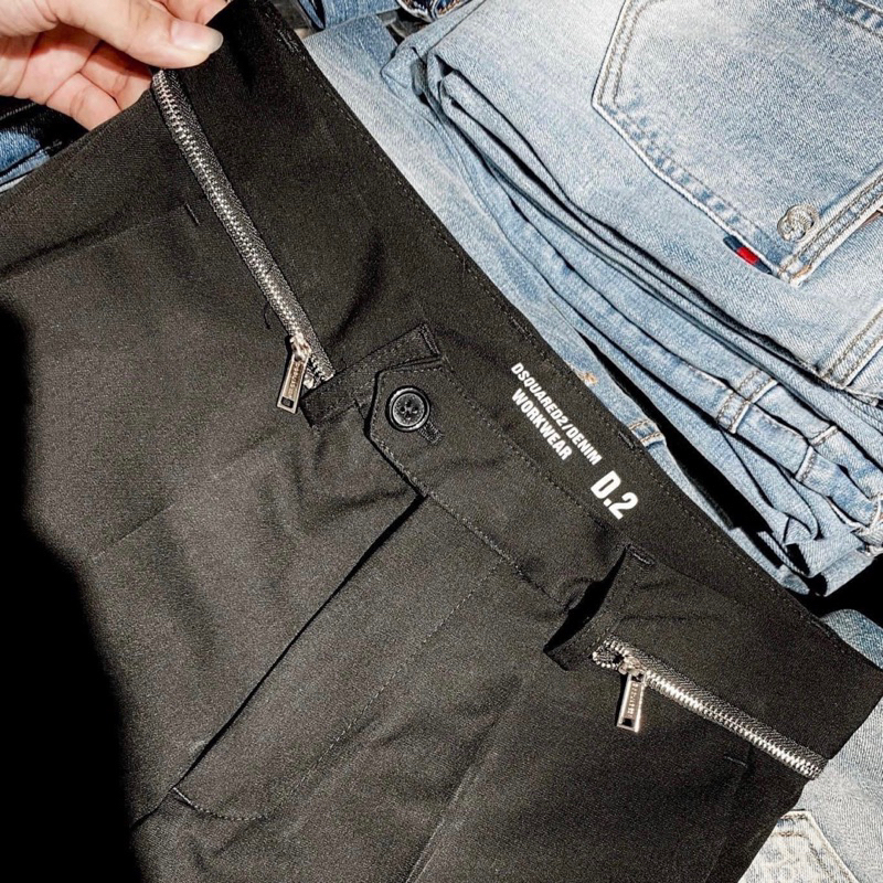 Quần Âu Vải Nam DSQ siêu phẩm âu tây hoạ tiết khoá sang trọng túi xịn sò thanh lịch đẹp xuất sắc