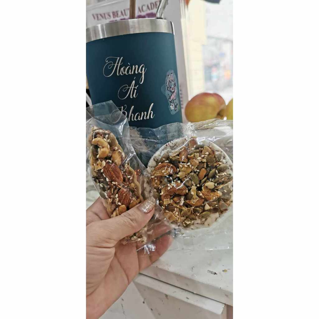 Bánh hạt dinh dưỡng mix hạt chuẩn keto, giảm cân, eatclean 400g