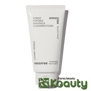 Sữa rửa mặt và cạo râu dành cho nam Innisfree Forest for men Shaving and Cleansing Foam 150g