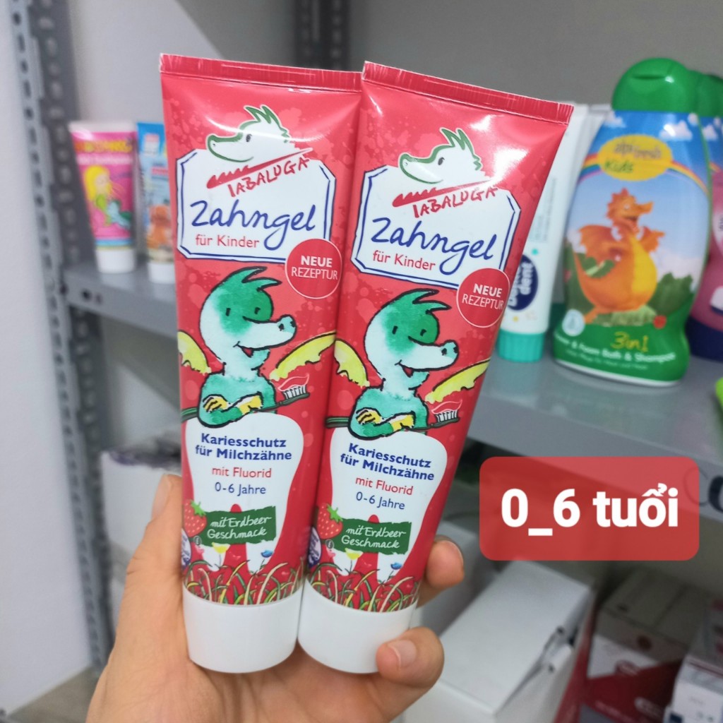 Kem đánh răng trẻ em Tabaluga Zahngel