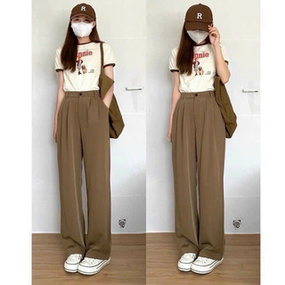 QUẦN ỐNG RỘNG LƯNG CAO