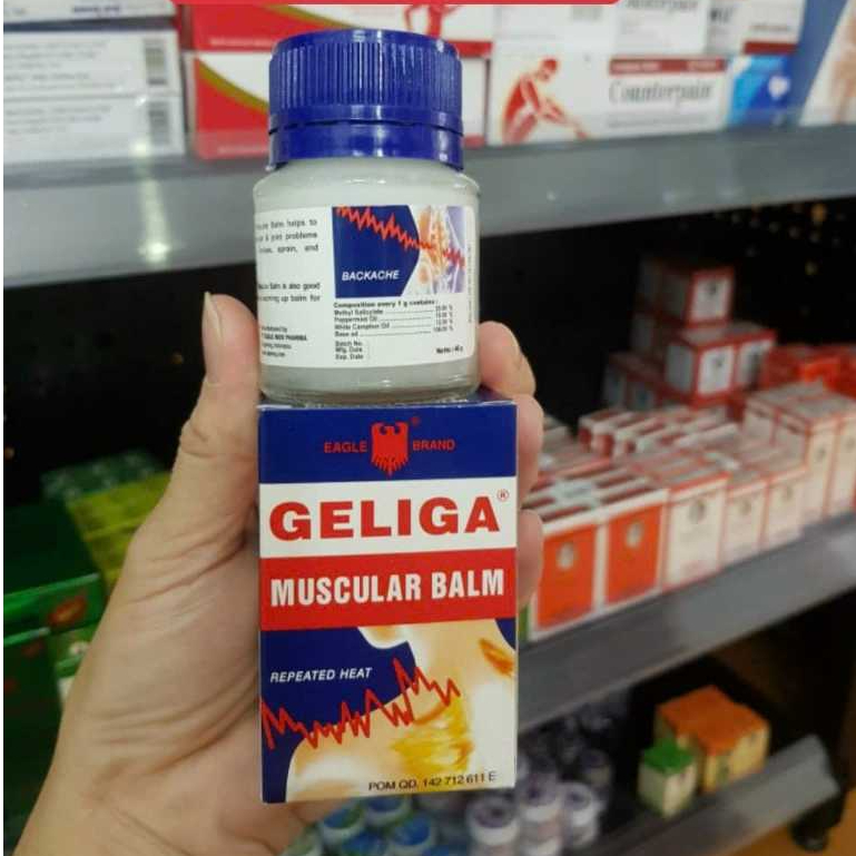 Dầu Cù Là Lửa Geliga Muscular Balm 40g Indonesia