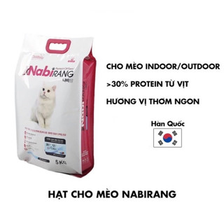 Hạt thức ăn dành cho mèo mọi lứa tuổi Nabirang túi chiết 1kg