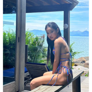 BIKINI hoạ tiết gấu cột dây
