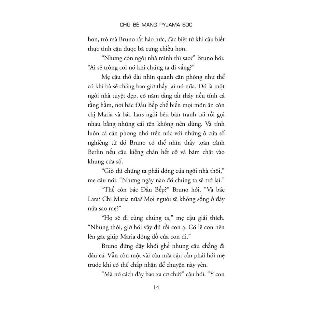 Sách - Chú bé mang pyjama sọc