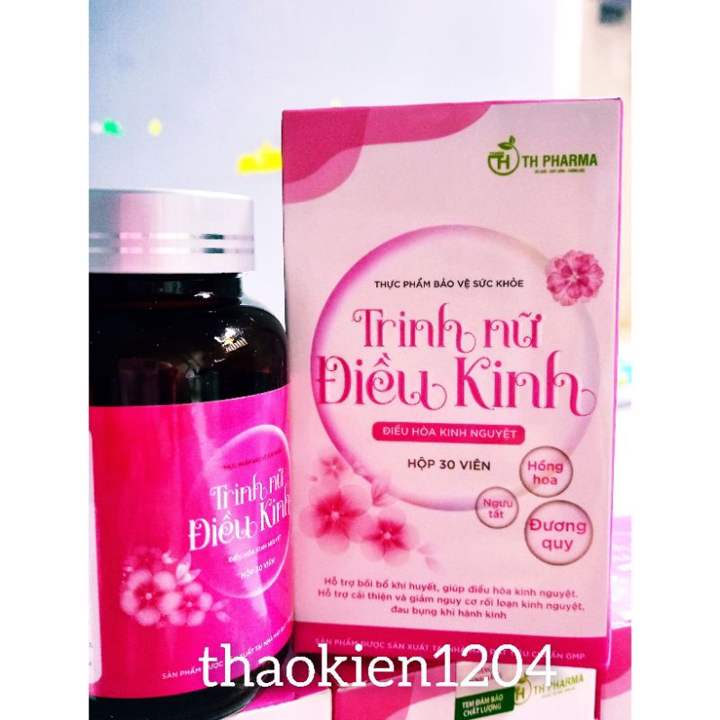 Trinh nữ điều kinh, điều hòa kinh nguyệt_lọ 30 viên