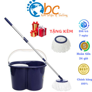 Cây lau nhà thông minh, chổi lau nhà 360 độ Omega Mop Đài Loan OBC - Hàng nhập khẩu bảo hành 12 tháng