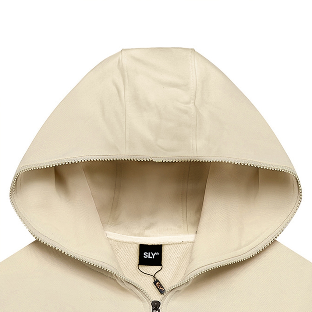 Áo Hoodie Fullzip SLY Solid màu tan