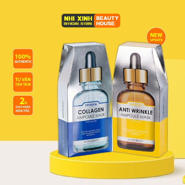 Mặt Nạ Tinh Chất Tế Bào Gốc Nature Beauty Ampoule Mask Hàn Quốc