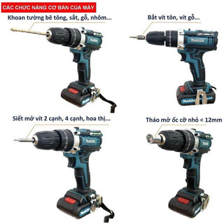 máy khoan bin 36v có búa mới 100%