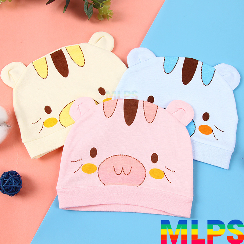Mũ sơ sinh cotton họa tiết đáng yêu cho bé M12