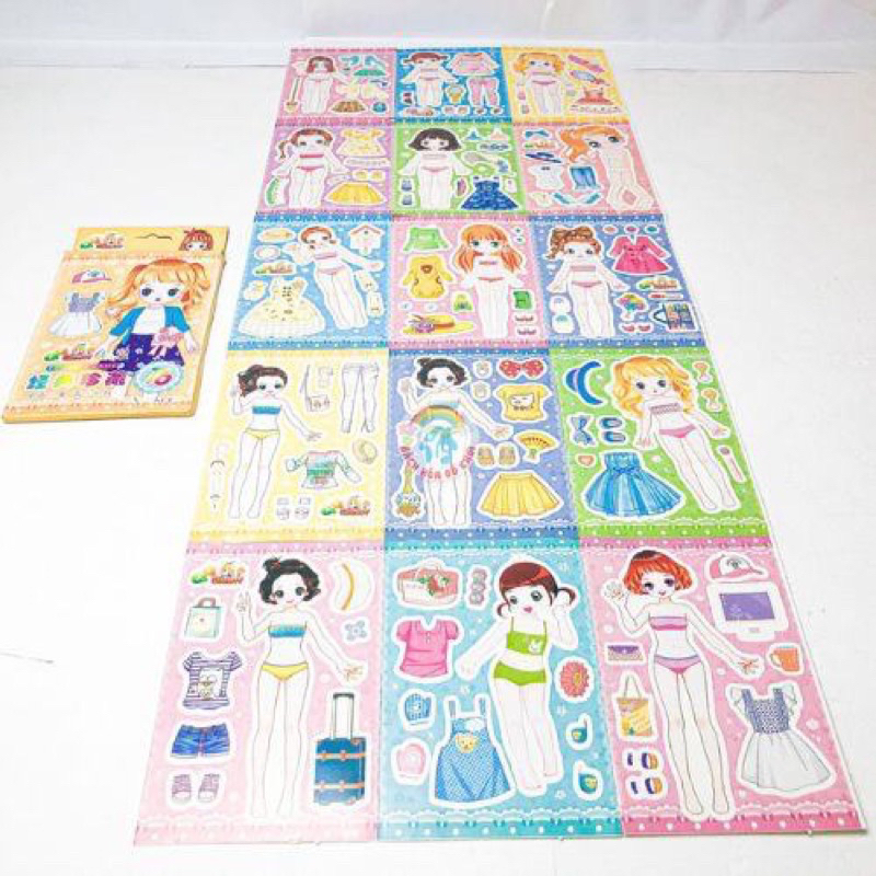 sổ dán sticker thời trang
