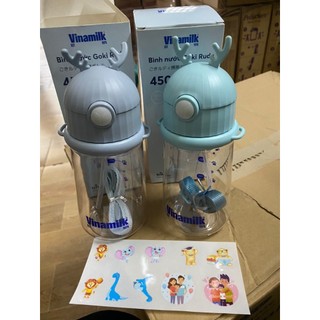 BÌNH NƯỚC GOKI RUDY 450ML CHO BÉ QUÀ TẶNG SỮA VINAMILK