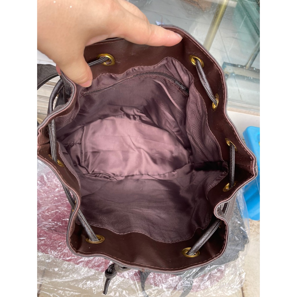 Bucket si đeo chéo da bò dày