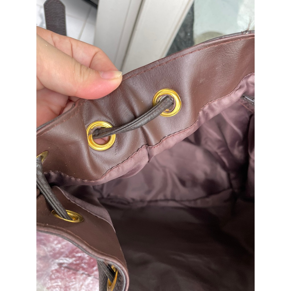 Bucket si đeo chéo da bò dày