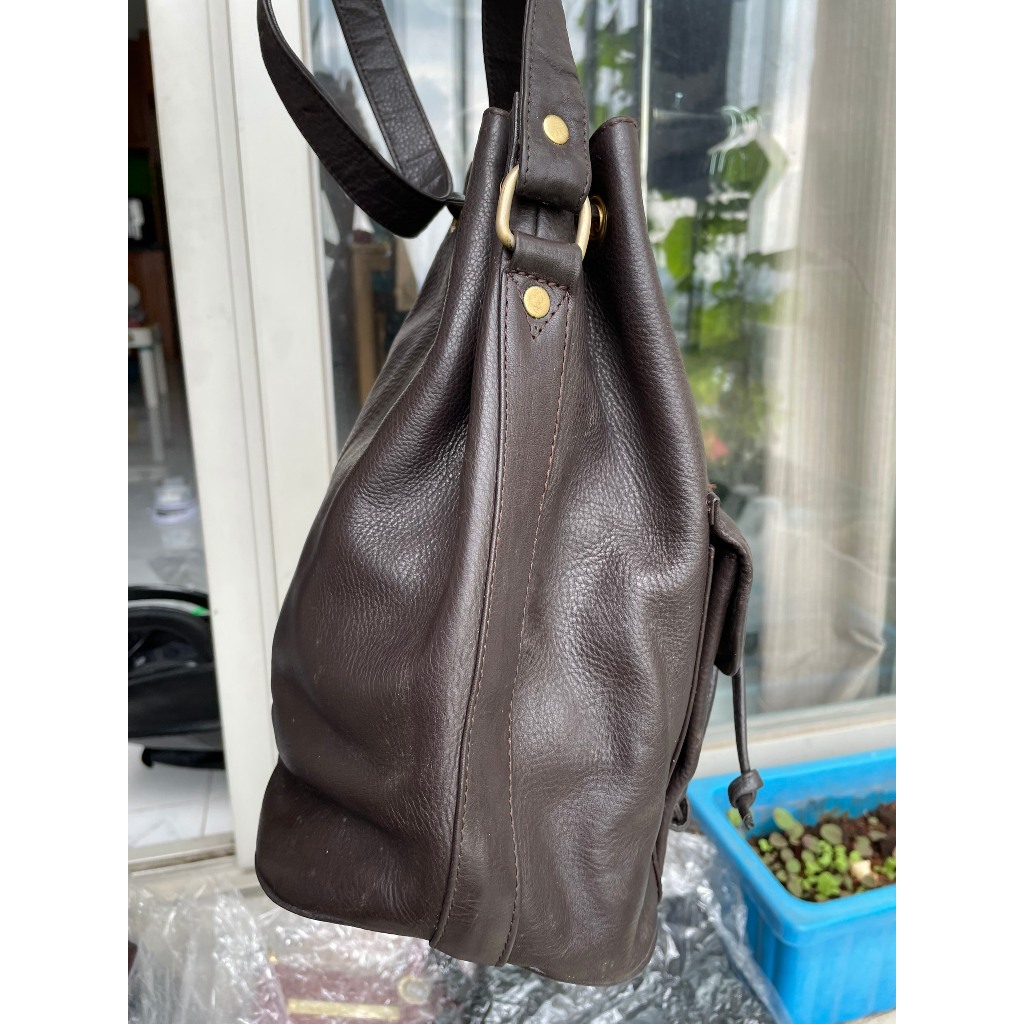 Bucket si đeo chéo da bò dày