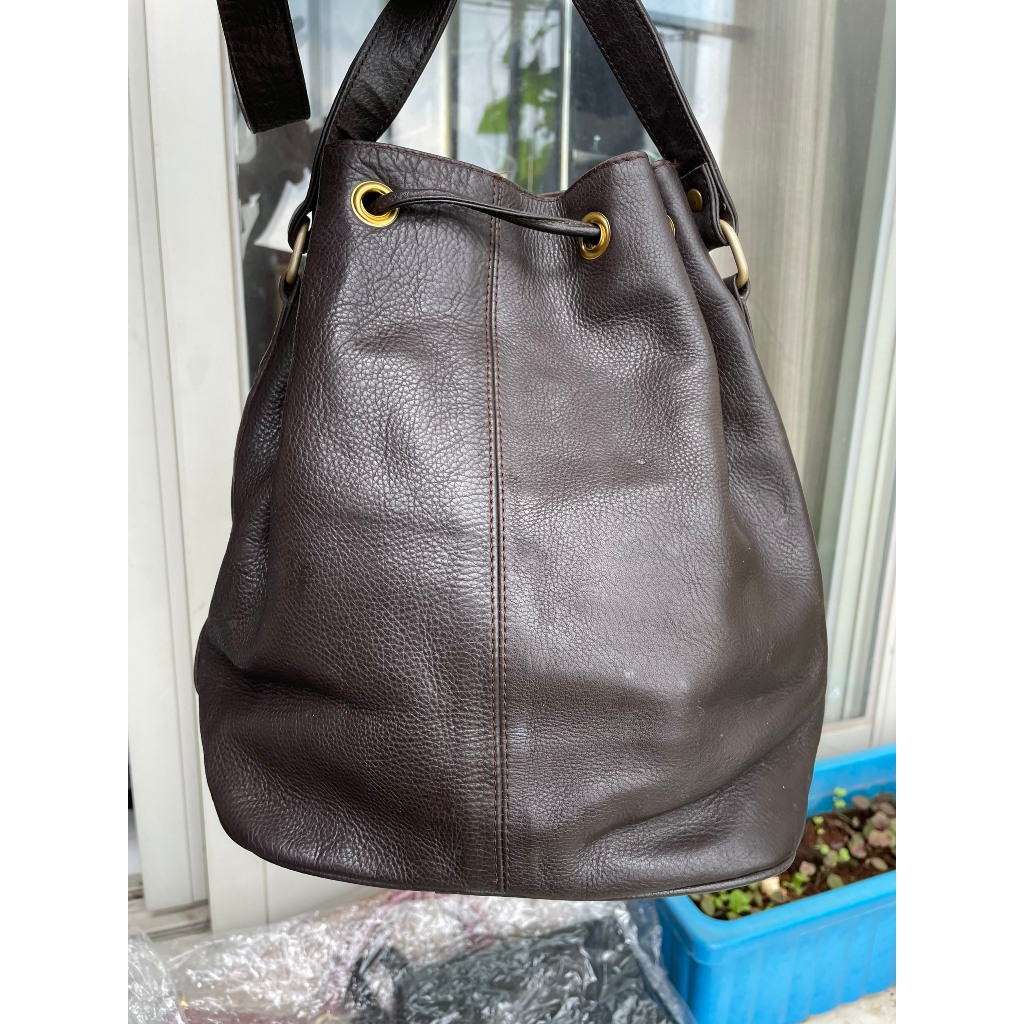 Bucket si đeo chéo da bò dày