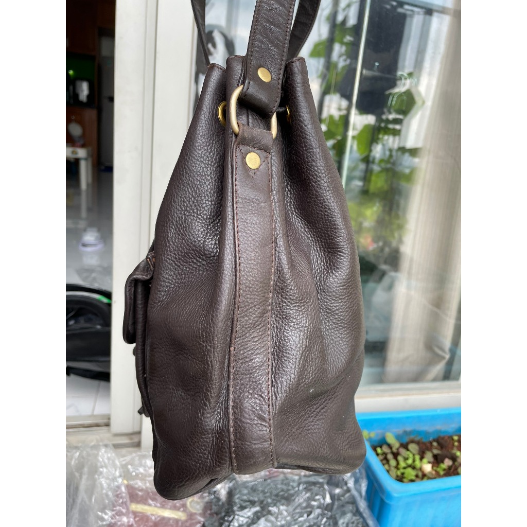 Bucket si đeo chéo da bò dày