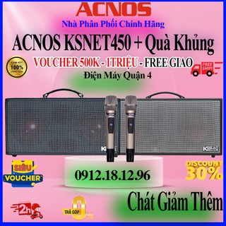 Dàn Âm Thanh Di Động ACNOS KSNET450, Bảo hành chính hãng 12 tháng.