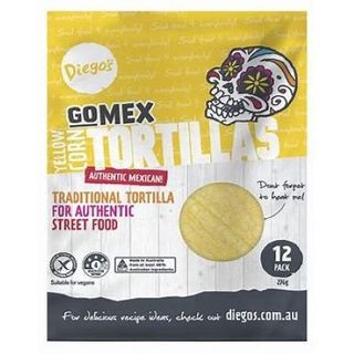 Vỏ bánh cuộn Tortilla Classic Wrap hiệu Diego's Gowell Gomex Ngô Corn Sourdough 8mieng 400g