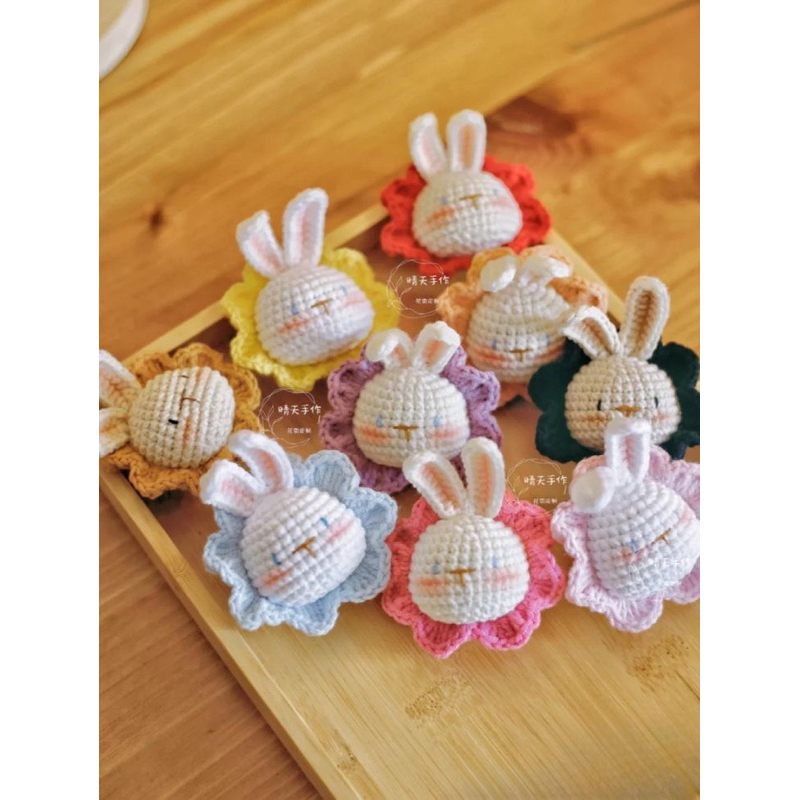 Set móc hoa thú dễ thương làm quà tặng