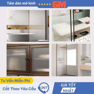 Giấy dán mờ kính chống trộm decal kính mờ văn phòng bảo vệ sự rỉêng tư họa tiết sọc 