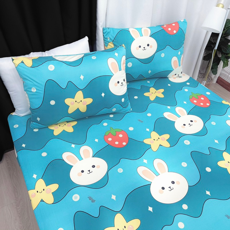 Ga lẻ thun hq không gối cho nệm cao 20cm