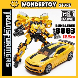 Mô hình Transformers Bumblebee Brave Wasp Bee 8803 Robot Biến Hình Xe Chevrolet Camaro 12cm