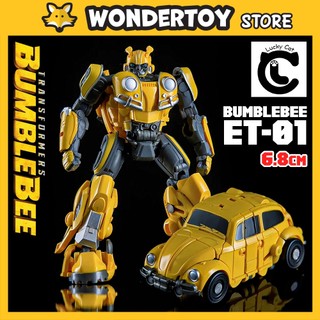 Mô hình Transformers Bumblebee ET-01 Bee 2018 Robot Biến Hình Xe Volkswagen Beetle - Hãng Lucky Cat