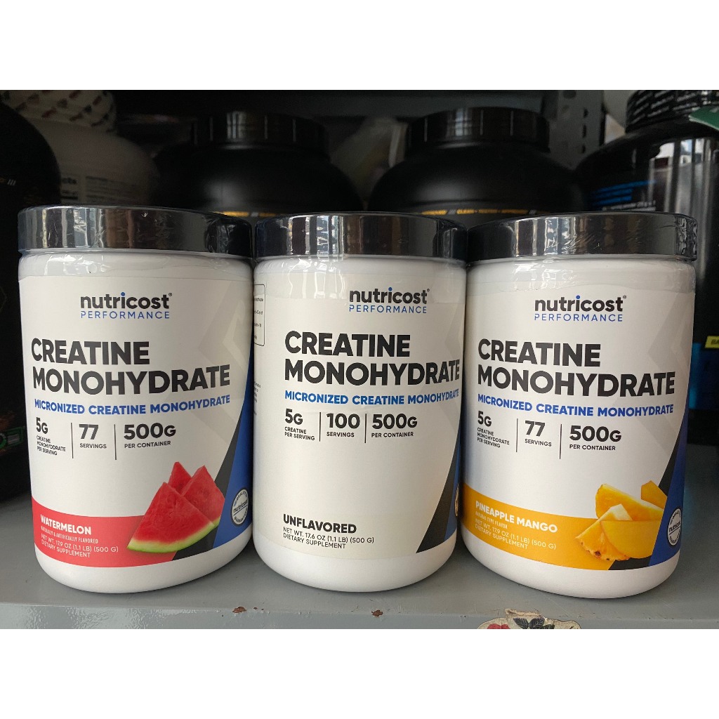 Bột creatine Nutricost CREATINE MONOHYDRATE MICRONIZED 500g