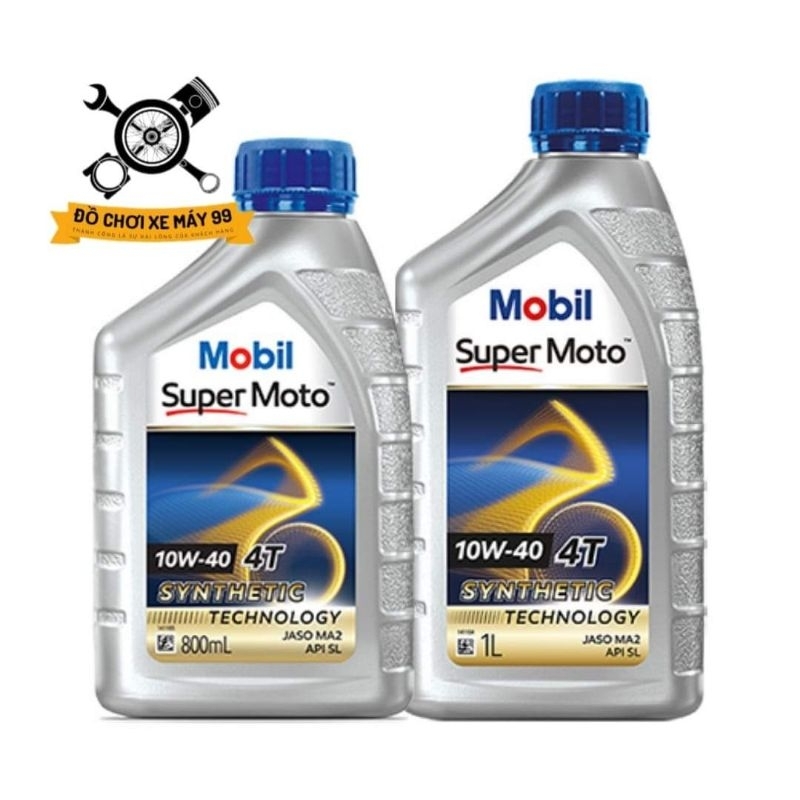Nhớt Mobil 10W40 xe số