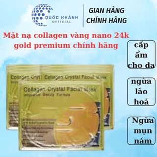 Mặt nạ collagen vàng nano 24k gold premium chính hãng