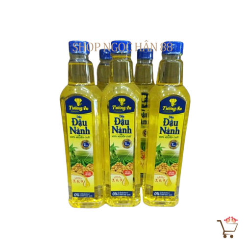 Dầu Đậu Nành 100% nguyên chất Tường An chai 1 lít - Date mới