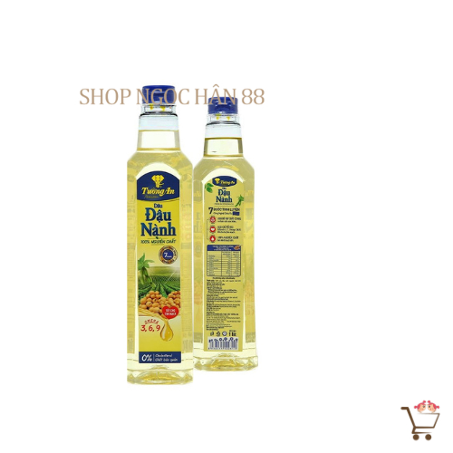 Dầu Đậu Nành 100% nguyên chất Tường An chai 1 lít - Date mới