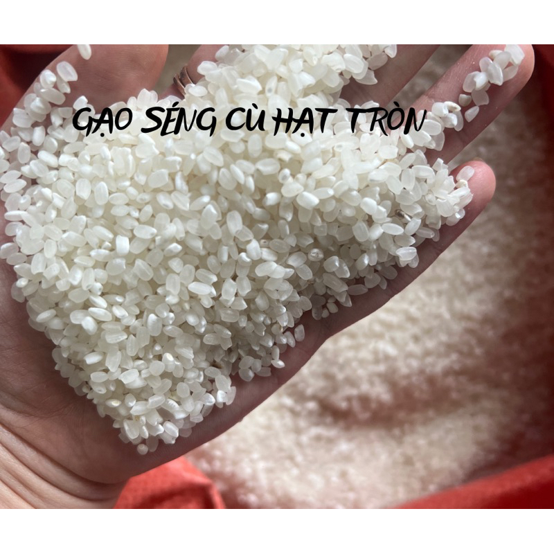 Gạo sén cù tròn loại 1 dẻo thơm hạt to đều túi 1kg