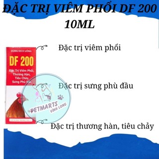 DF200 khò khè, xổ mũi cho gà đá 1 LỌ 10ML