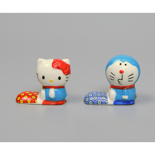Gác cọ bút vẽ đũa kitty doremon GC1 gác đũa bằng Sứ
